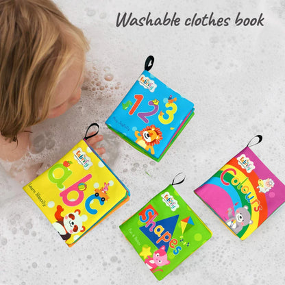 Fabrify 4-in-1 Baby Learning Book Set