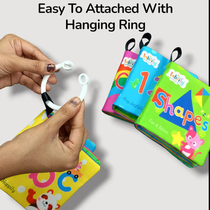 Fabrify 4-in-1 Baby Learning Book Set